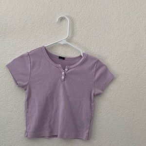 Brandy Melville button Ashlyn top
